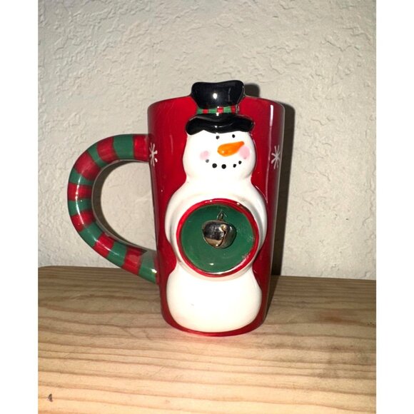 Holiday 2021 Ceramic Mugs With Snowman Design - Picture 2 of 5